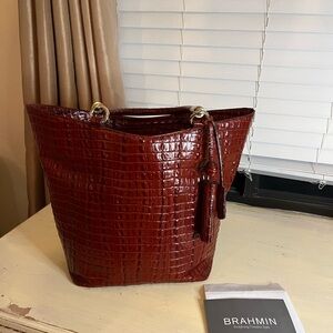 Brahmin Sweetheart Tote Cordovan La Scala